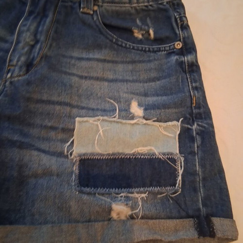 Funky Buddha jean shorts, blue, size XS