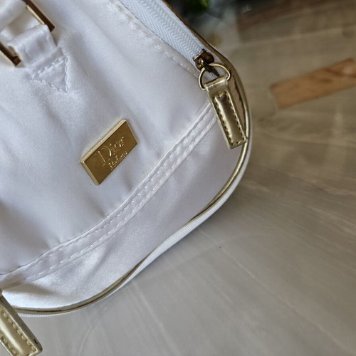 Dior toiletry bag like new, white, large capacity