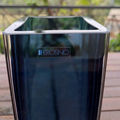 KROSNO vase used, blue color