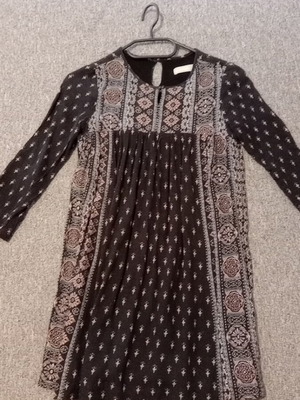 Zara dress for 10-year-old girl black like new