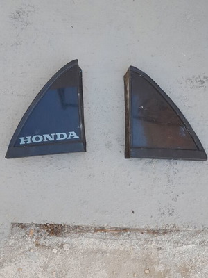 Honda CRX σπάνια τριγωνικά τζάμια πίσω πόρτας σετ μεταχειρισμένο 1988–1991 OEM
