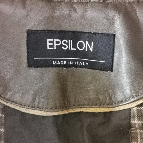 Leather jacket like new, Italian, brown, size medium