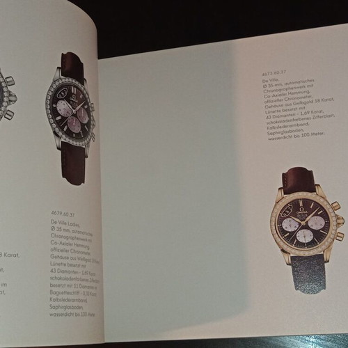 Illustrated Omega watch catalog 2007 used edition