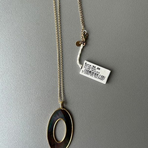 Vogue women's long necklace new, multicolor and gold-tone