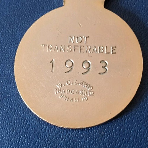 Rare Henley Royal Regatta 150th Anniversary badge like new