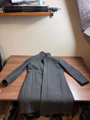 ZARA Man coat size M dark gray like new