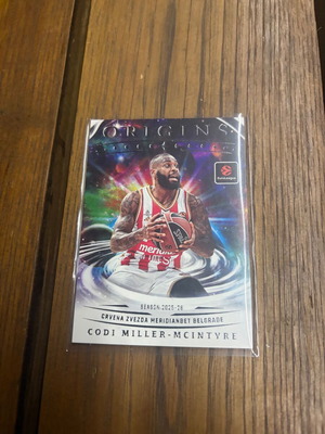Codi Miller-McIntyre 2025-26 Origins EuroLeague base card like new