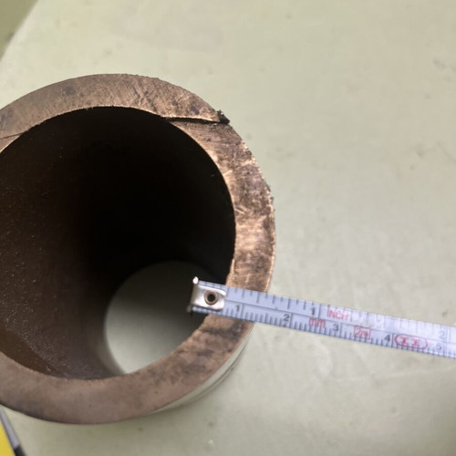 Brass pipe like new, dimensions in photo