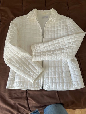 Carol women's jacket like new, white, size L