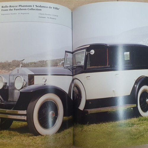Coys Auction Catalog used with rare collector cars