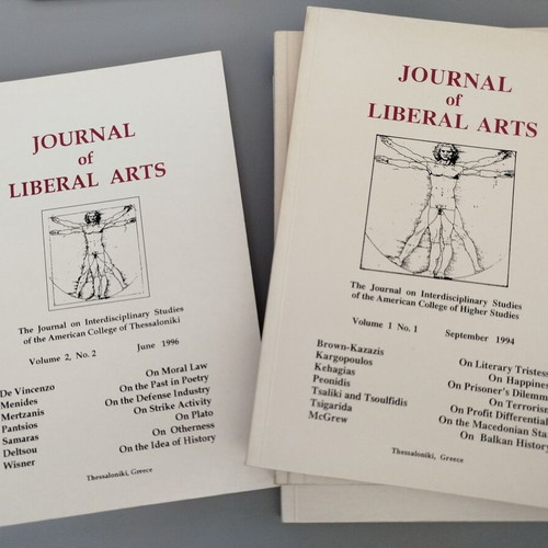 Journal of Liberal Arts four issues new, English