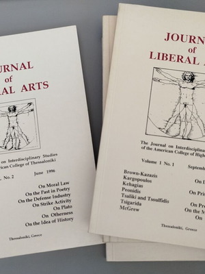 Journal of Liberal Arts four issues new, English