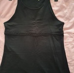 Black elastic mini dress, like new, size S