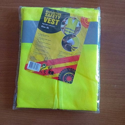 Reflective safety vest new, size XL, pack of 2