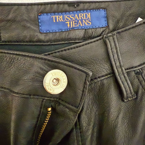 Trussardi Jeans women's viscose pants like new, black, size XS