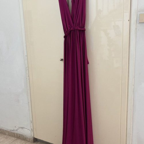 Allium Magenta Nash Maxi Dress new, one size
