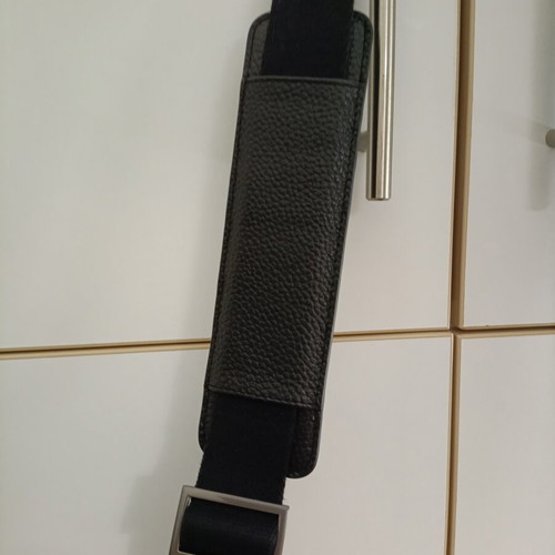 Leather laptop bag Marks & Spencer new, black, three inner pockets