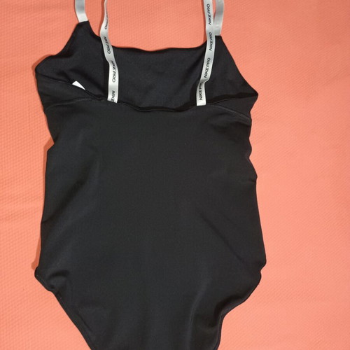 Nike Pro women's athletic bodysuit, black, size S