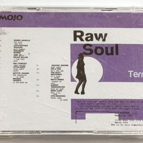 Raw Soul Vol.3 CD like new, funk and soul compilation