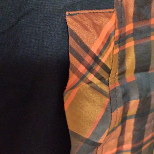 Winter dress used, size 38, black and orange