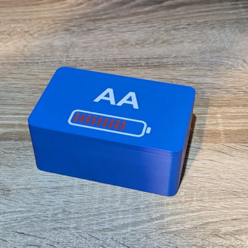Magnetic box for AA and AAA 36 batteries made to order