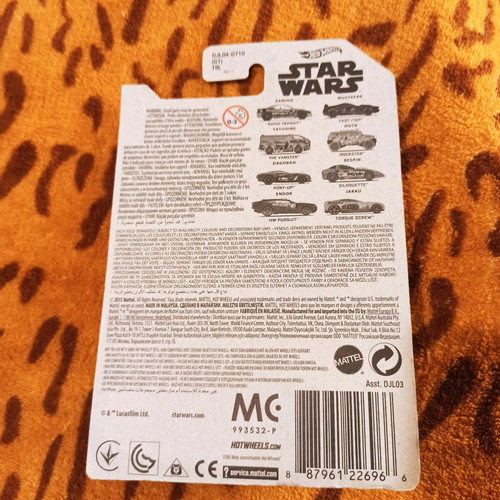 Hot Wheels Starwars Jakku new sealed 2015