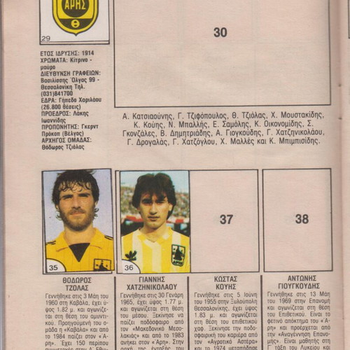 Blek football album 87-88 used with 145 stickers