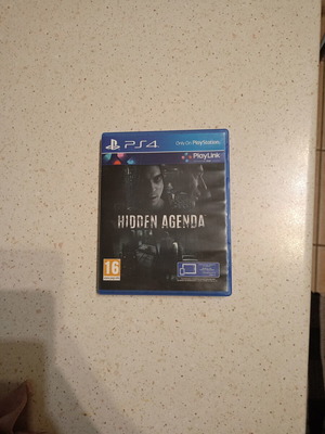 Hidden Agenda PS4 game like new