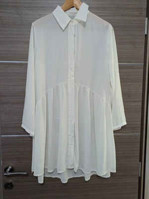 White Long Shirt like new New Company