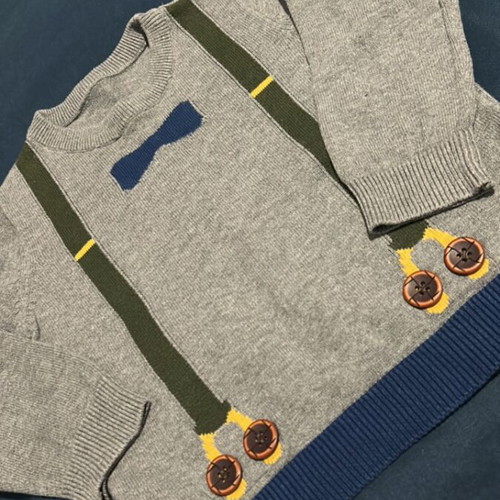 Knitted thin sweater used for 9-12 months