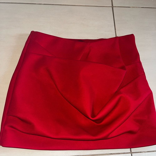 Zara skirt red like new unworn, size S