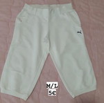 Puma pants white like new, size M/L