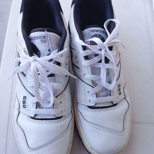 New Balance 550 sneakers size 42 used, white