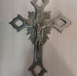 Wall brass cross new
