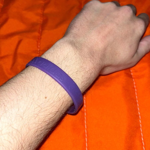 Adidas sports bracelet purple, like new