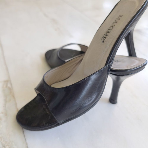 Mule shoes Maxime size 36 used, black leather
