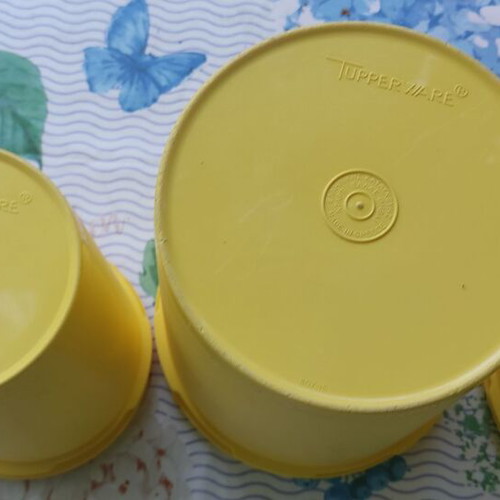 Tuperware containers used, pack of 3 pieces