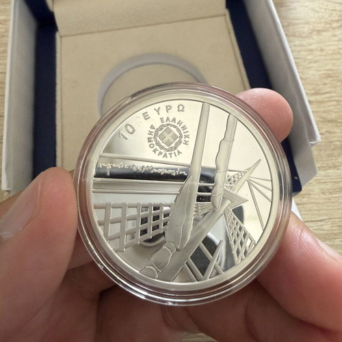10€ Silver Bouboulina Coin Proof 2025, Bank of Greece