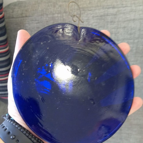 Glass blown vintage gouri diameter 16 cm like new