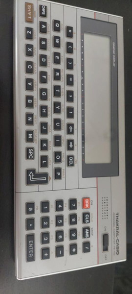 Casio PB-110 Thakral – Винтидж джобен калкулатор BASIC – Работи