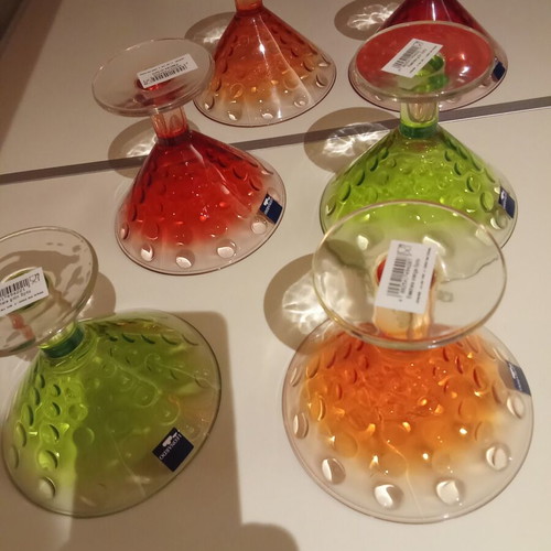 Leonardo glass ice cream bowls new