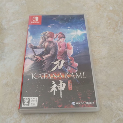 Katana Kami Nintendo Switch game like new, action RPG