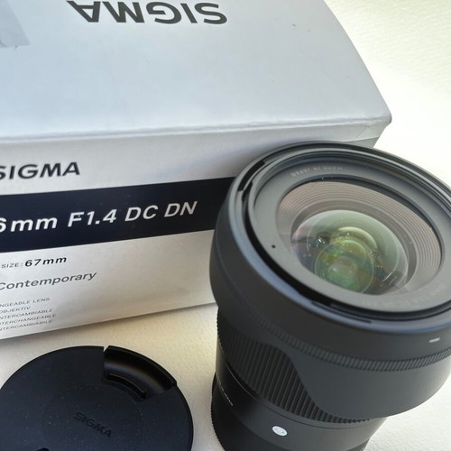 Sigma 16mm f/1.4 DC DN Contemporary lens for Canon EF-M