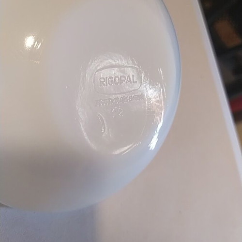 Rigopal opaline bowls set of 6 like new, Argentina 13.5 cm