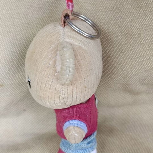 Gosh teddy bear keychain used, colorful, 10 cm plush toy
