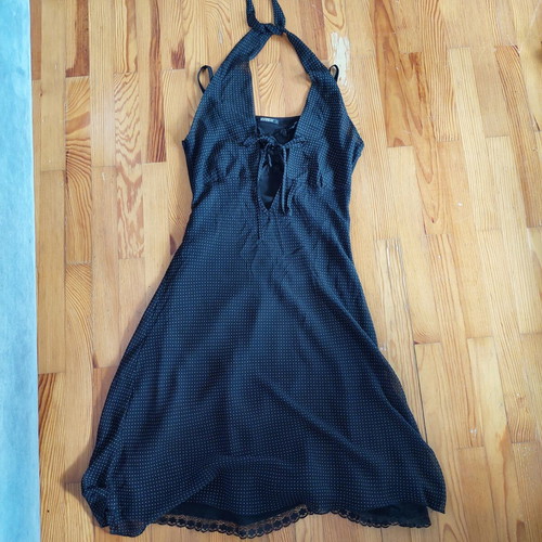 Elisa Landri vintage midi summer dress polka dots small