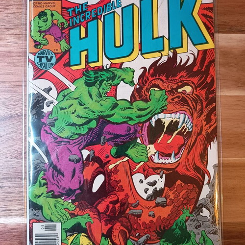 The Incredible Hulk #247 comic used, Marvel Comics 1980