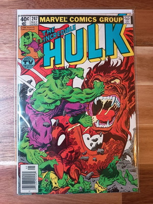 The Incredible Hulk #247 comic used, Marvel Comics 1980