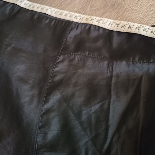 Motivi asymmetric skirt with ruffles black like new