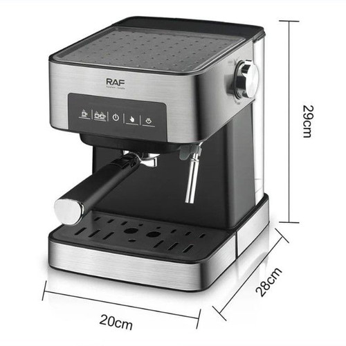 RAF Coffee Maker Espresso Machine R.136 New 1.6L 850W 15 Bar